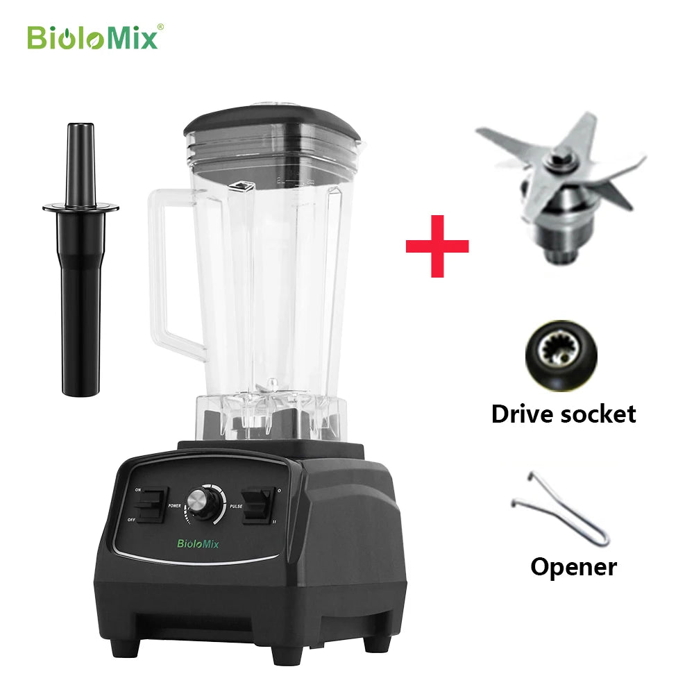 BPA Free 3HP 2200W Heavy Duty Commercial Blender Mixer Juicer