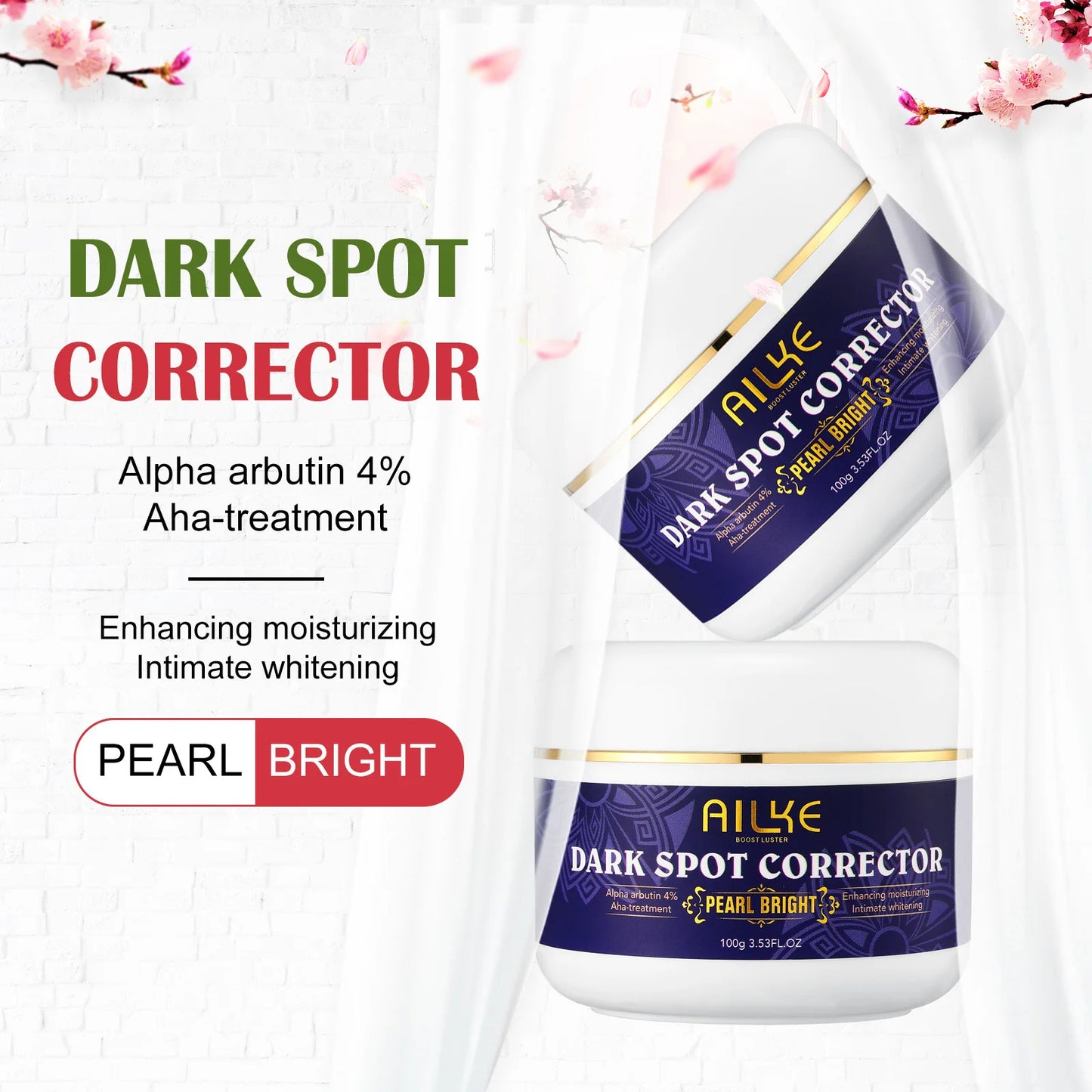 AILKE Dark Spots Remover Cream With Glutathione Vitamin E