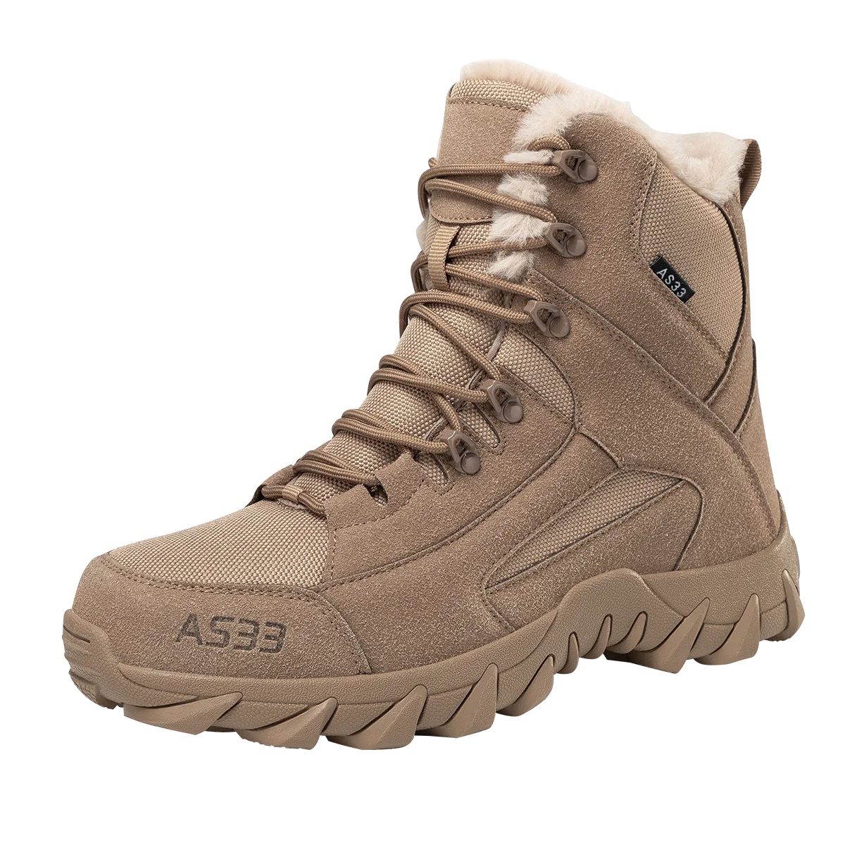 Men's Snow Boots Warm Plush Lined Non Slip Platform