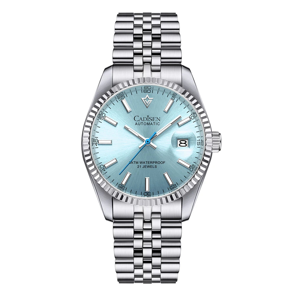 Cadisen Automatic Mechanical Watch For Men Miyota 8215 Stainless Steel