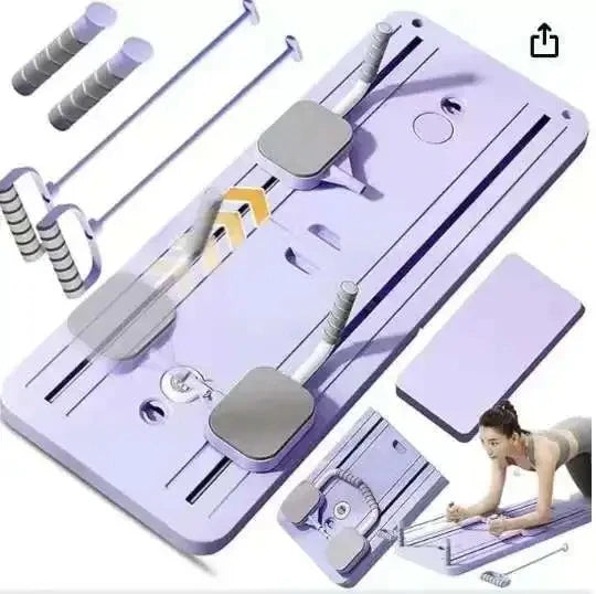 Foldable 8-In-1 Ab Board Core Strength Pilates Equipment For Home Gym