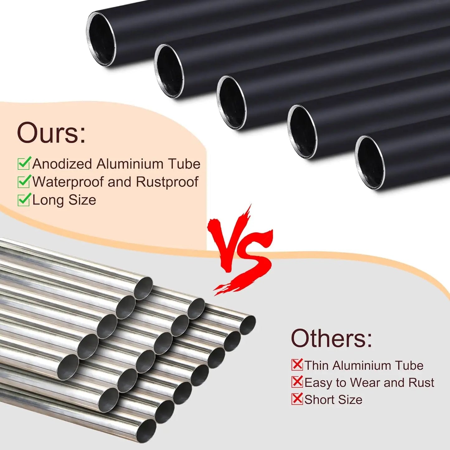 60" Large Memorial Wind Chimes for Outdoor Garden Patio, Deep Tone with 6 Heavy Tubes - Black