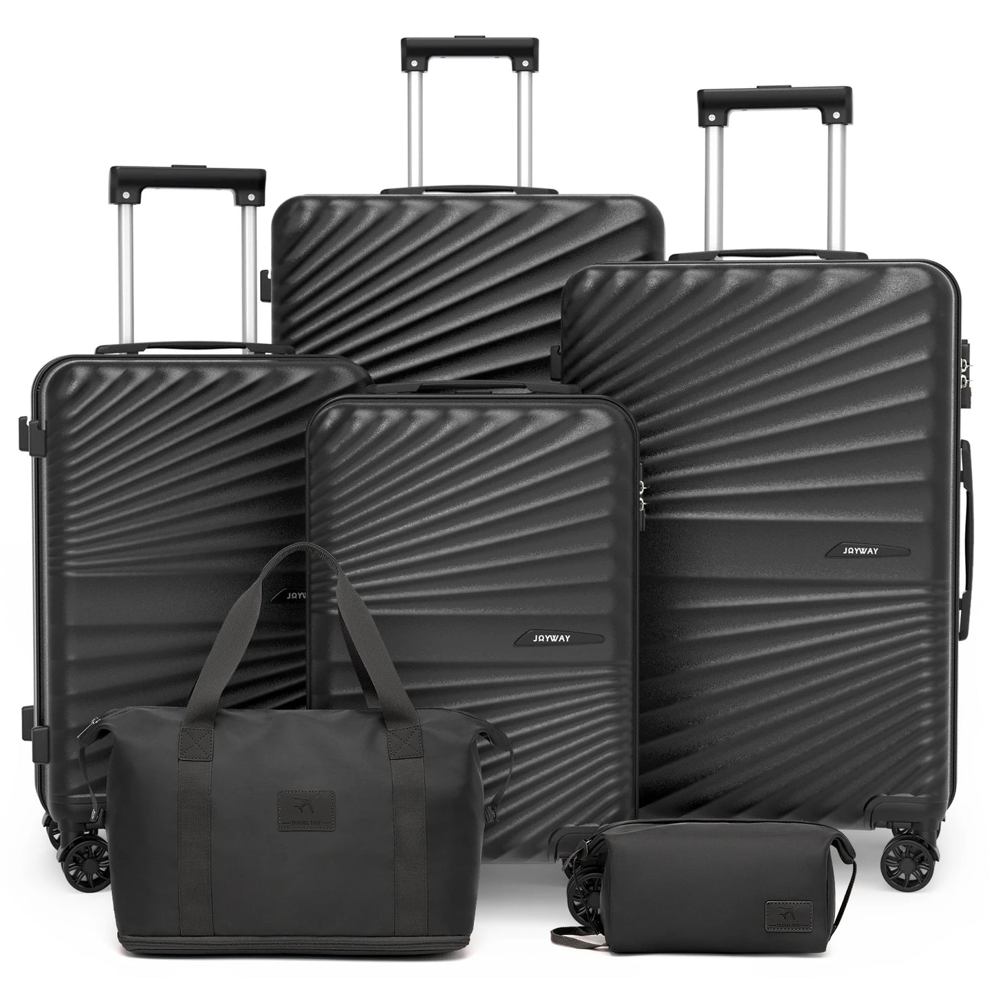 Joyway 6-Piece Travel Luggage Set With TSA Lock Spinner Wheels