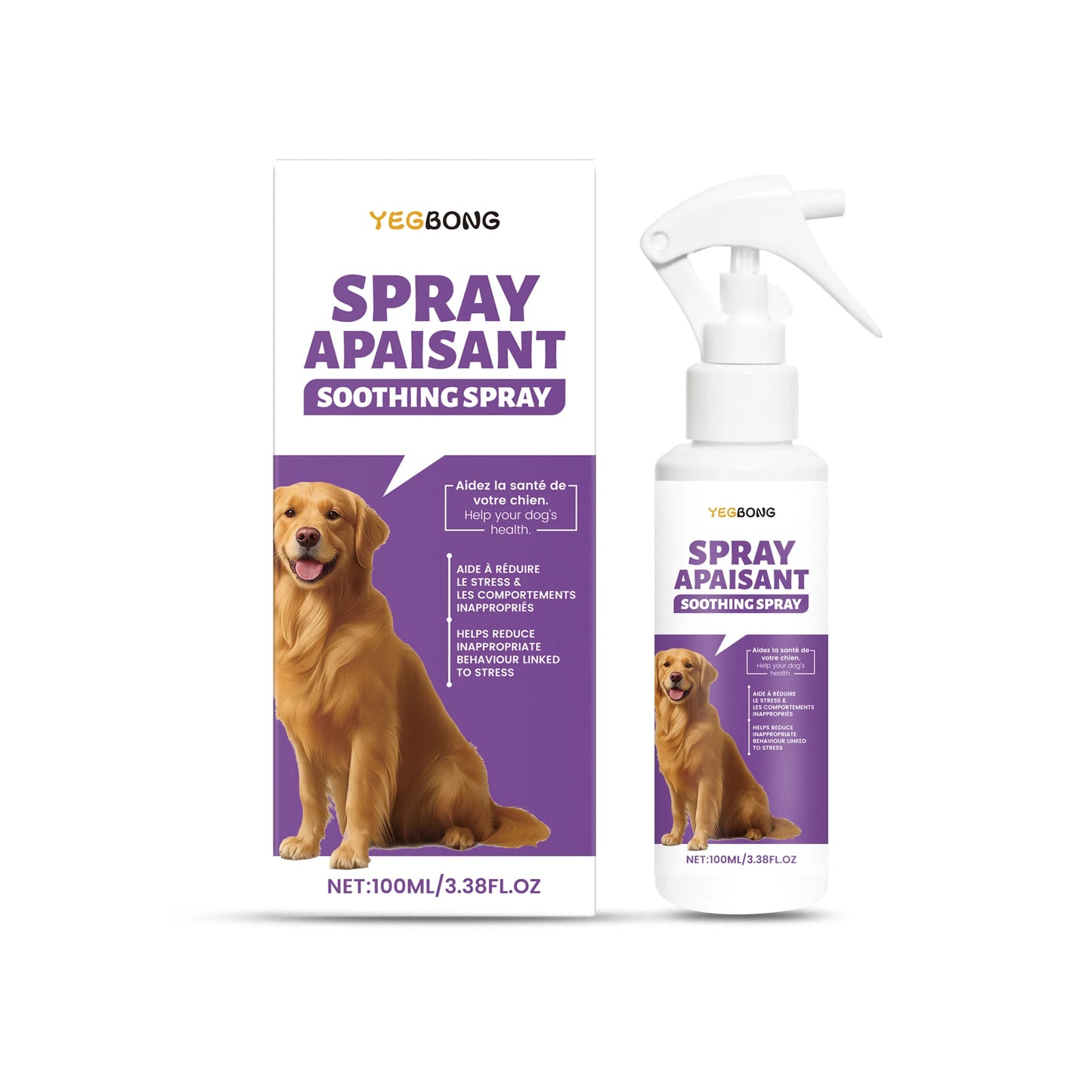 YEGBONG Dog Calming Emotional Care Spray Separation Anxiety