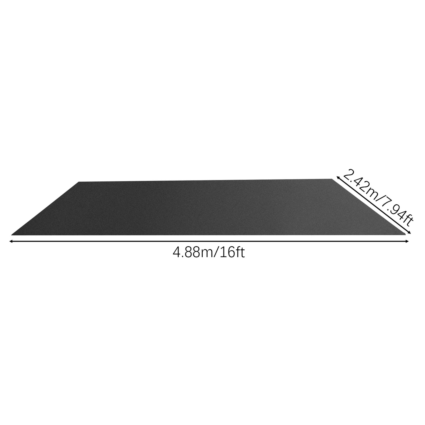 Non-Slip Garage Floor Mat Waterproof Non-Woven Protection