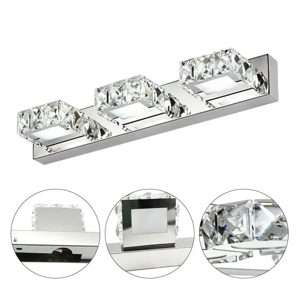 3 LED Bathroom Vanity Light for Mirror Wall Mounted Fixture