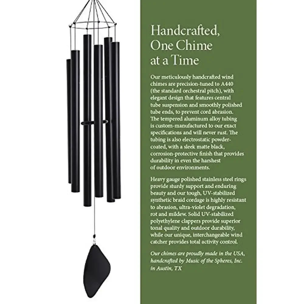 Alto Mongolian Wind Chimes Handcrafted Outdoor Tuned Chimes