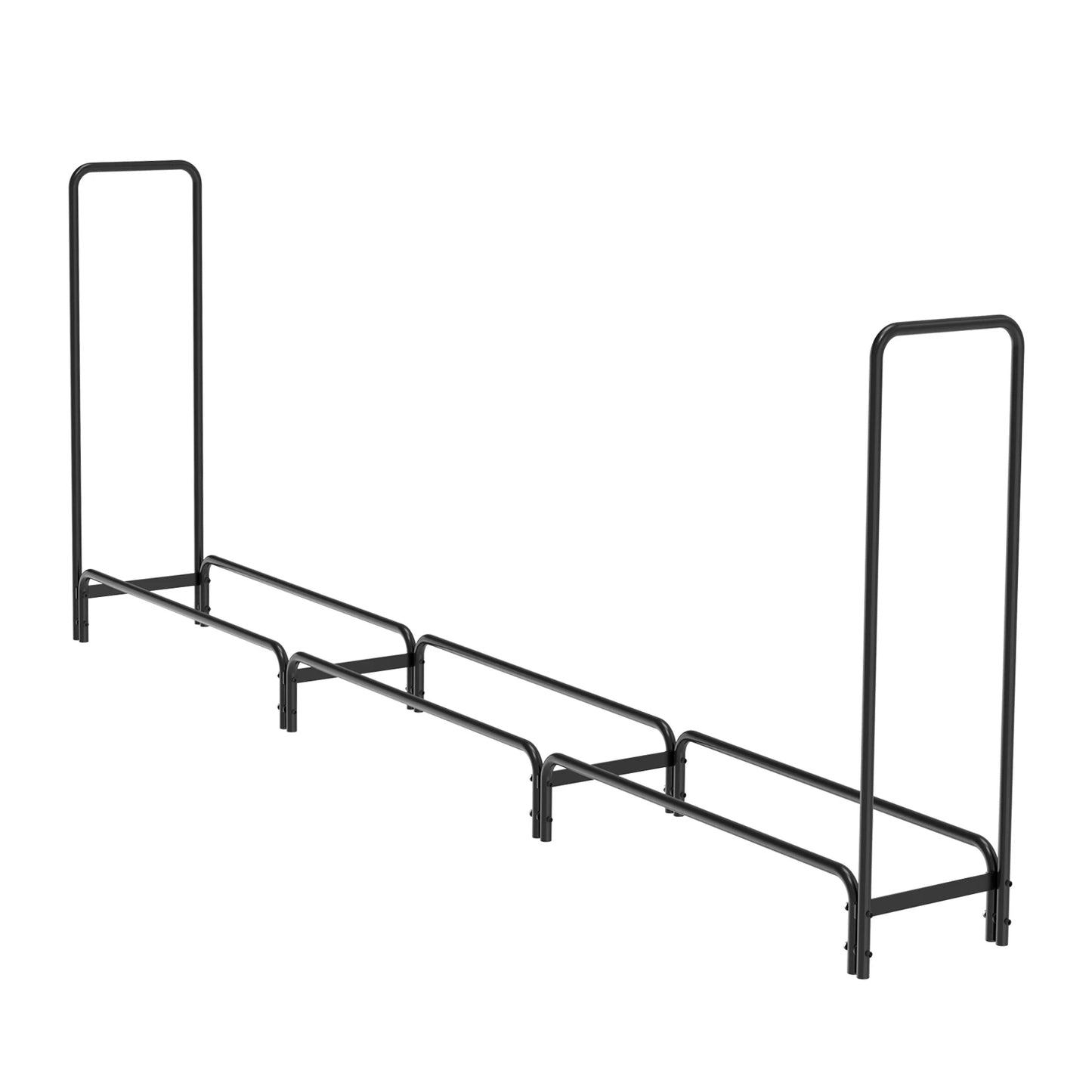 Heavy Duty Outdoor Firewood Log Rack Metal Holder for Patio