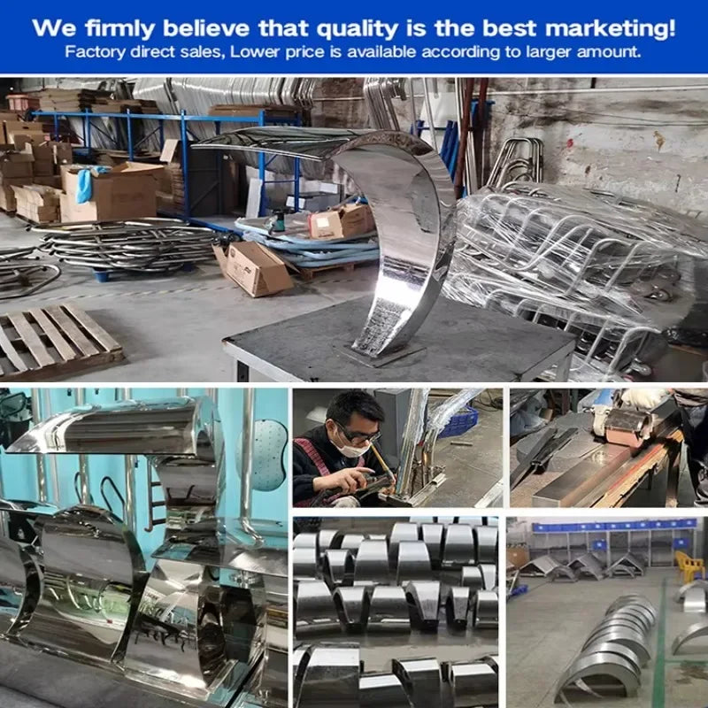 Stainless Steel Pool Fountain Waterfall Arc for Outdoor Spa
