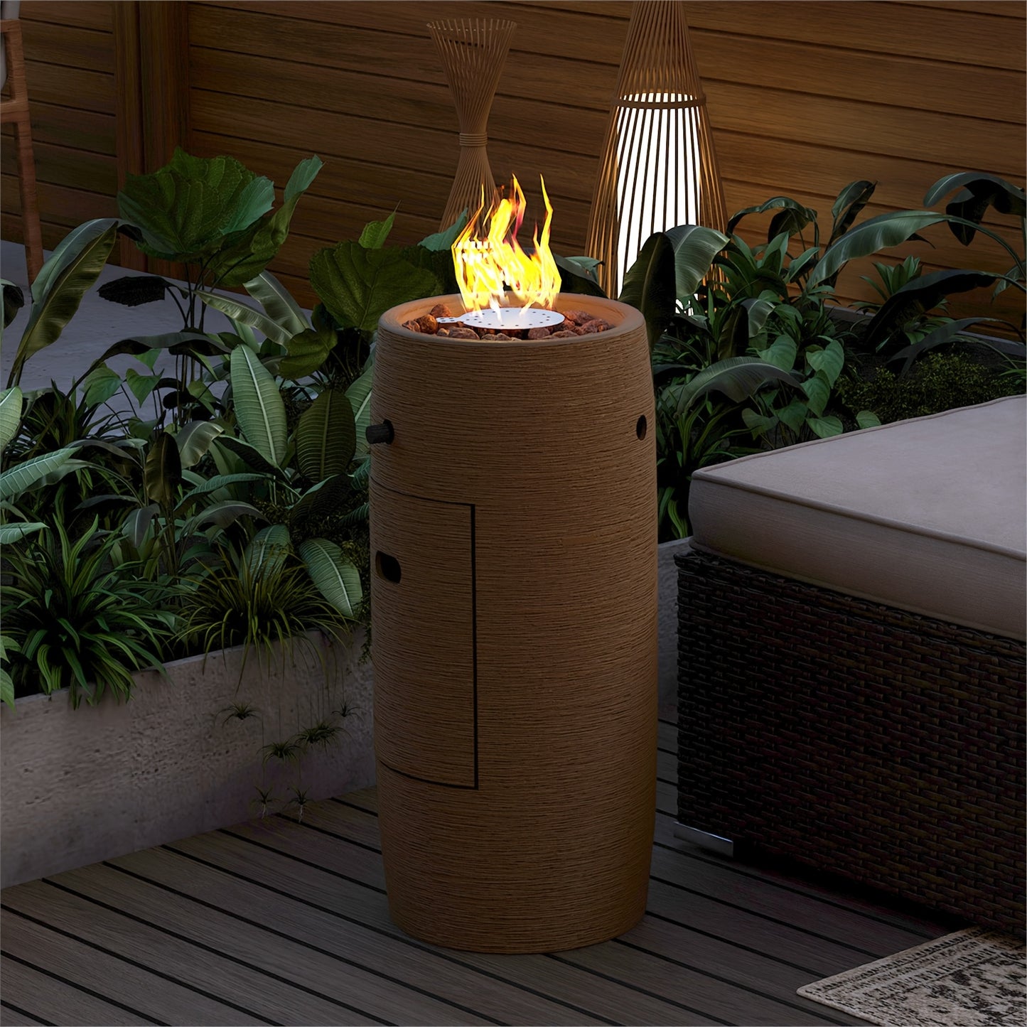 Sunbury Outdoor Propane Fire Pit Table 15000 BTU Patio Heater