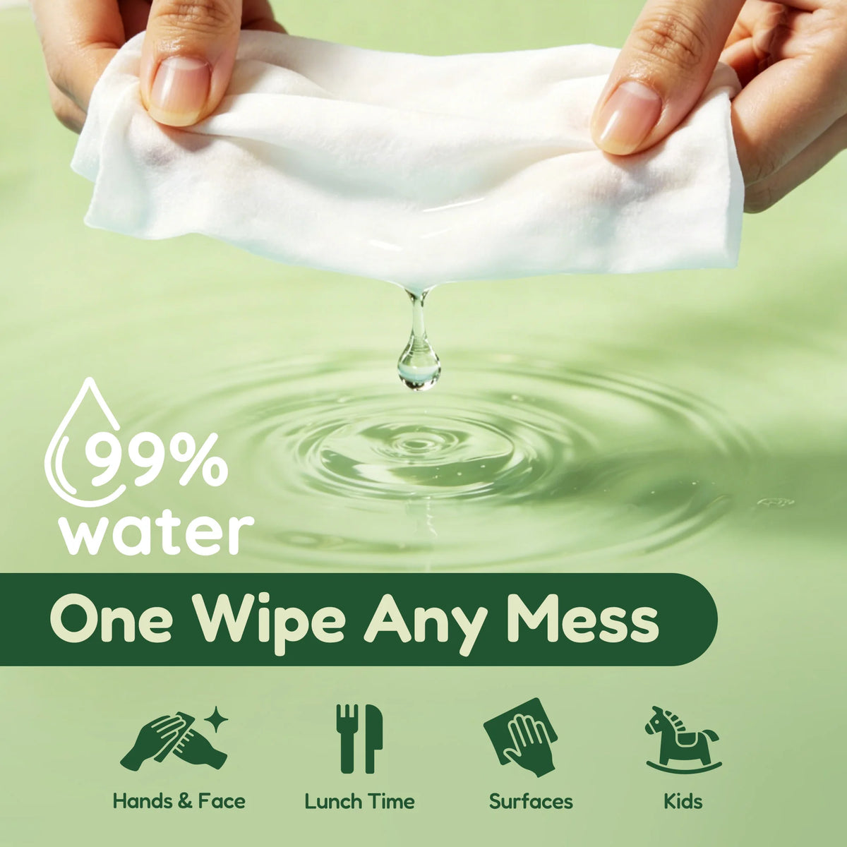 Flushable Wet Wipes Septic Safe Personal Hygiene Cleaning Cloths