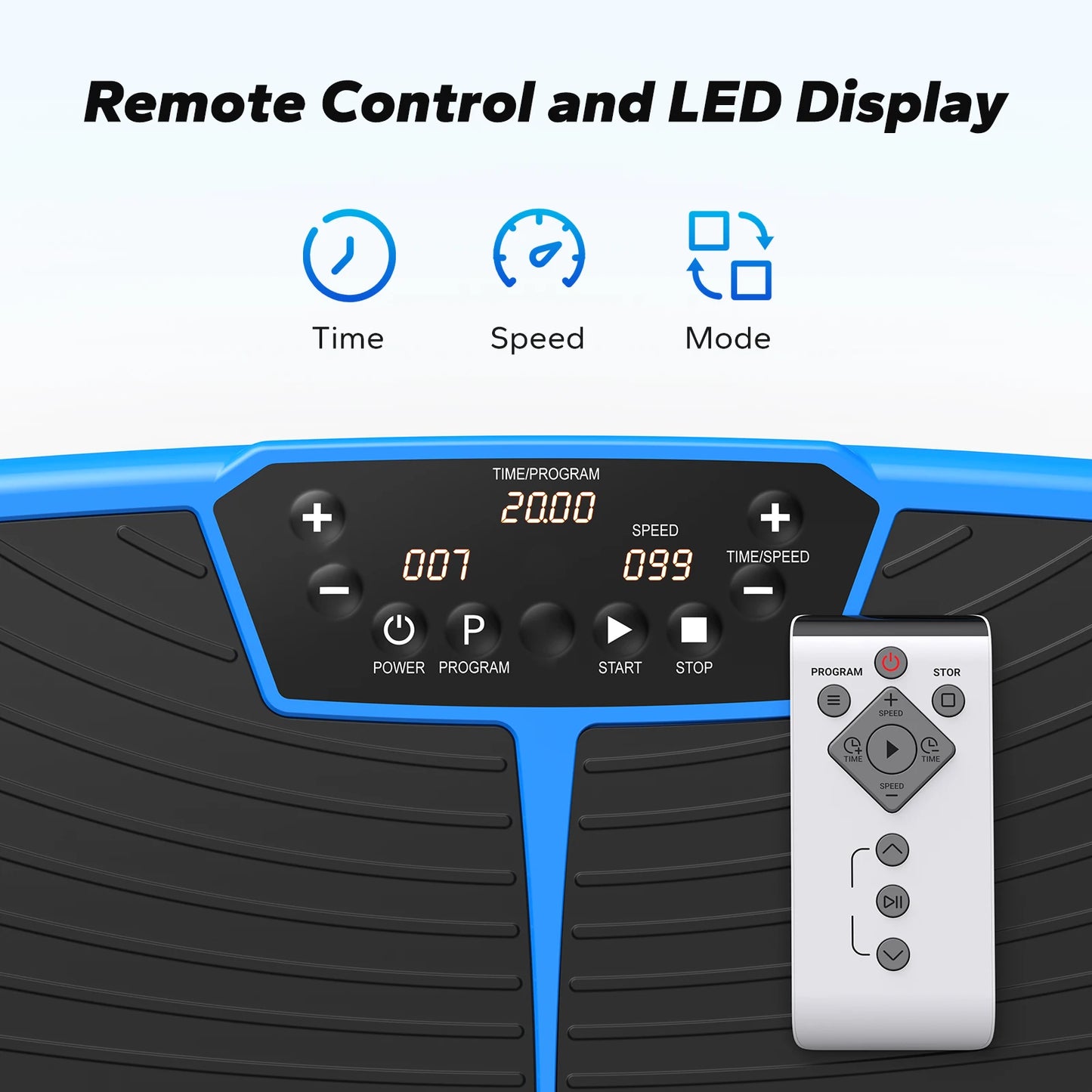 MERACH EMS Vibration Plate Exercise Machine for Lymphatic Drainage