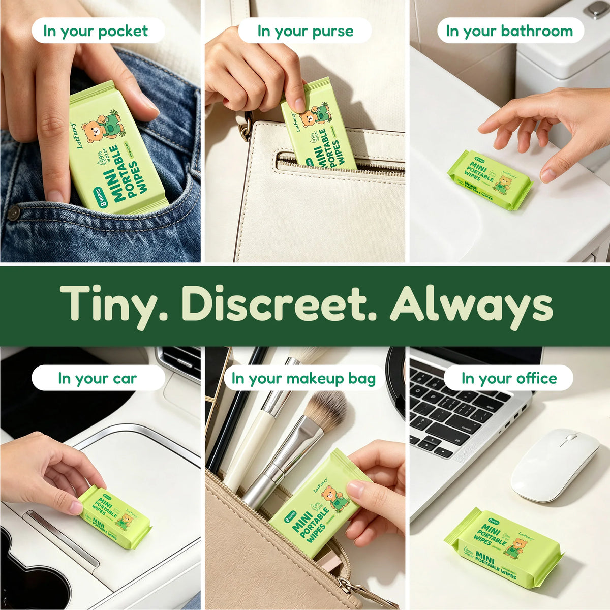 Flushable Wet Wipes Septic Safe Personal Hygiene Cleaning Cloths