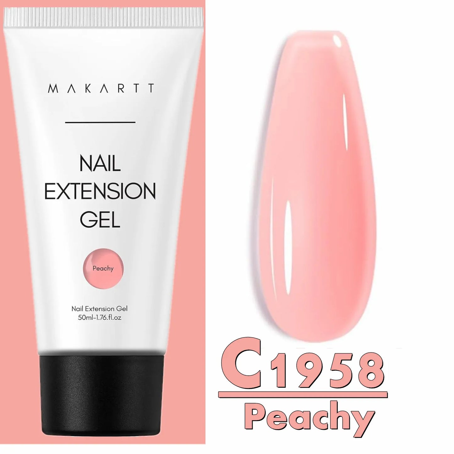 Makartt Poly Extension Nail Gel 50ml Acrygel Hard Gel Nails