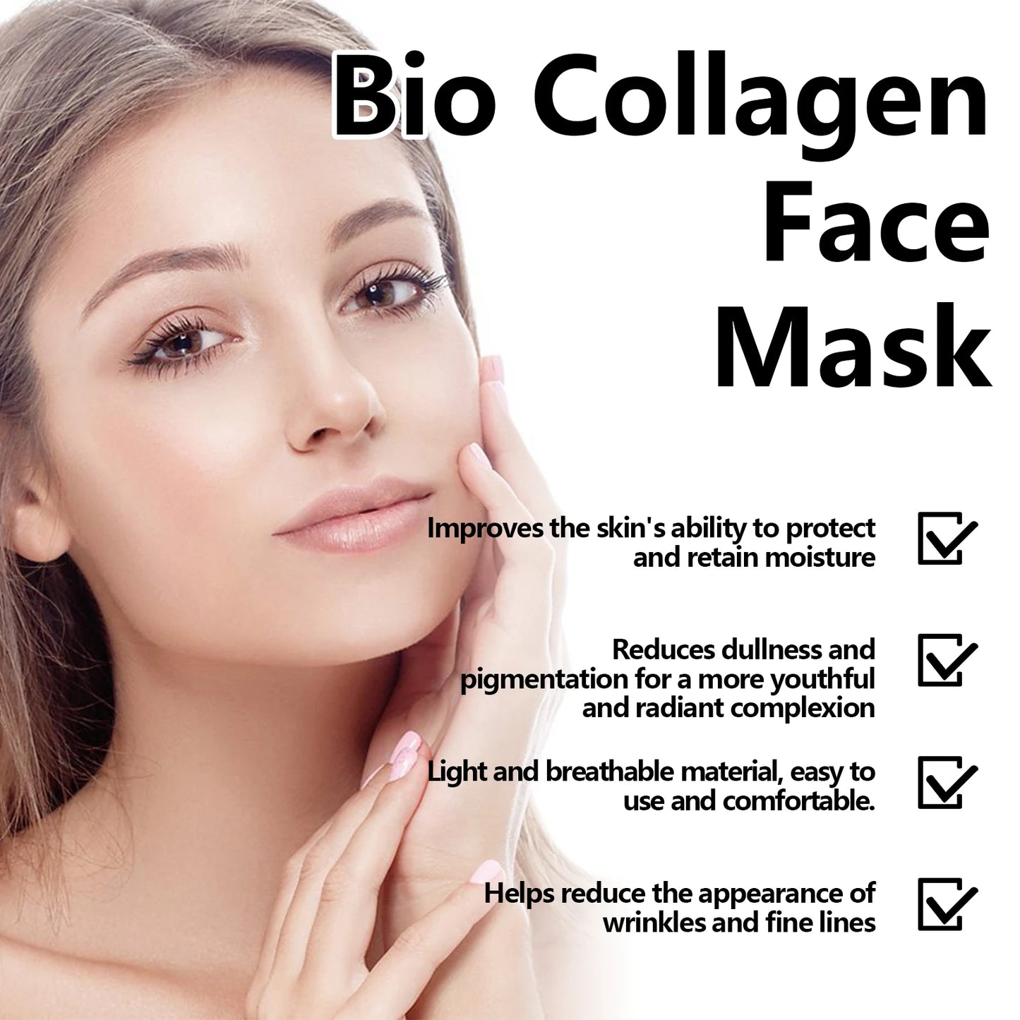 Hoygi Collagen Face Mask Moisturizing Glow for Elastic Skin