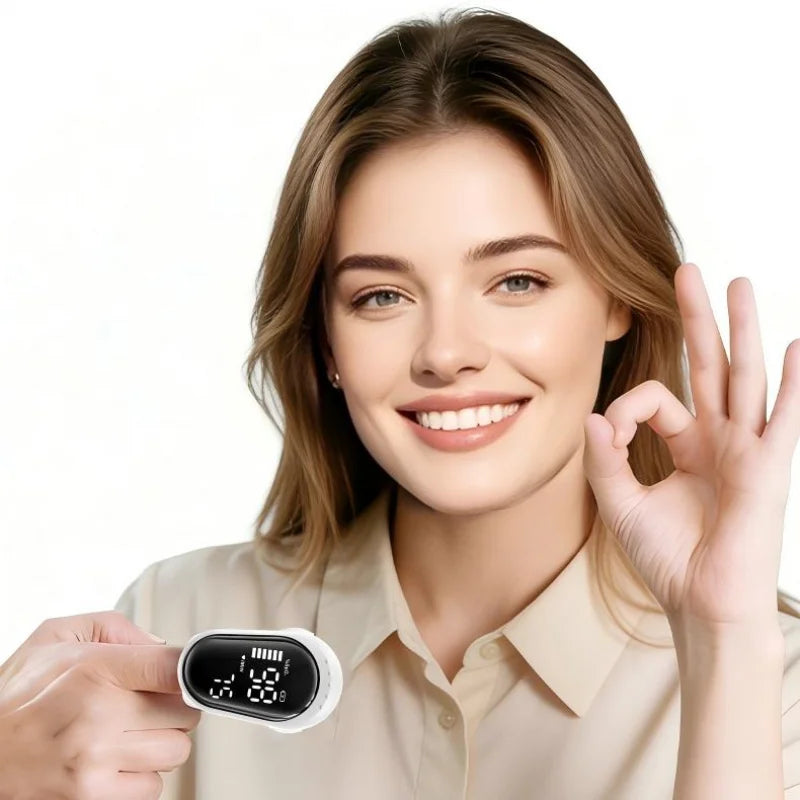 Jitesy Rechargeable Fingertip Pulse Oximeter And Heart Rate Tracker