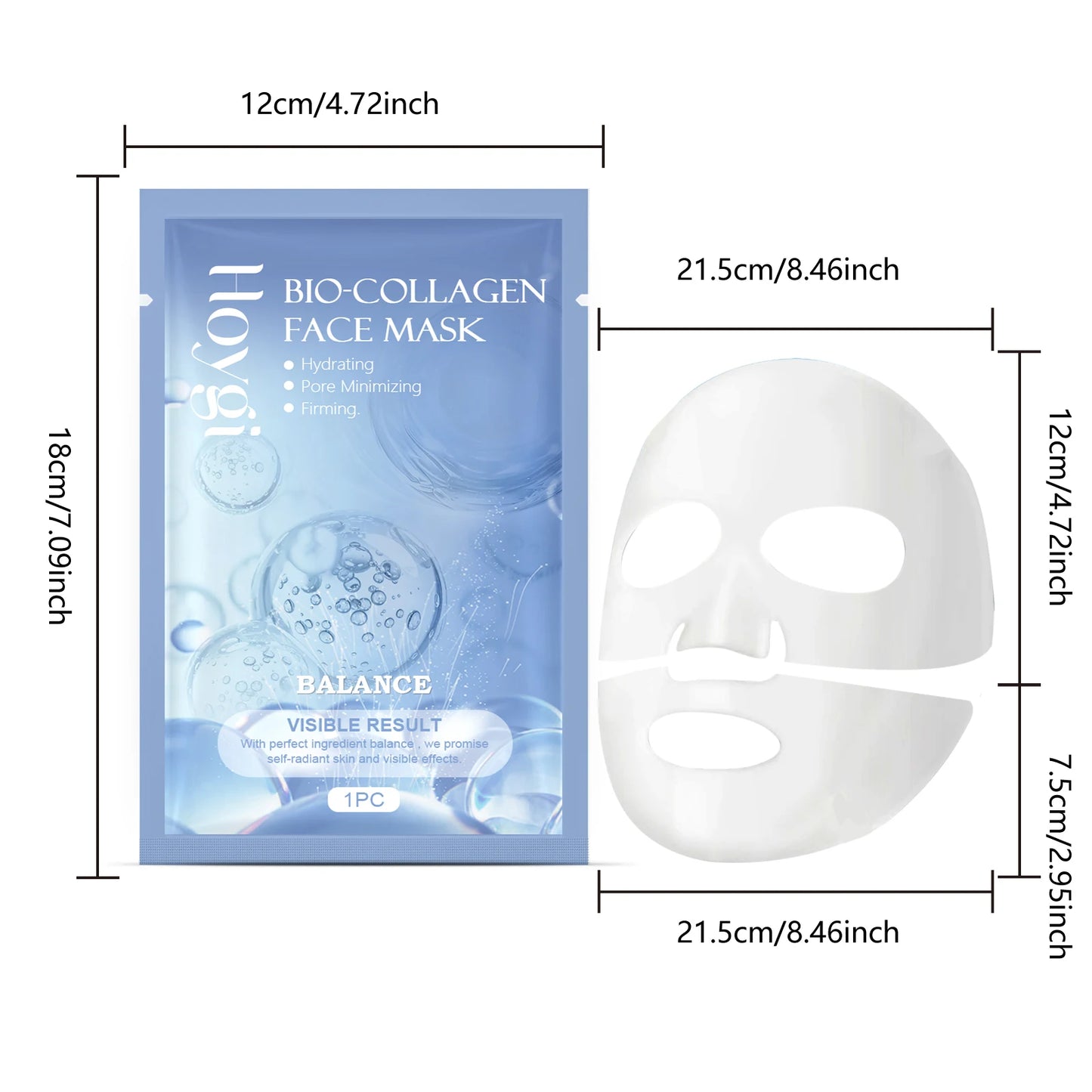 Hoygi Collagen Face Mask Moisturizing Glow for Elastic Skin