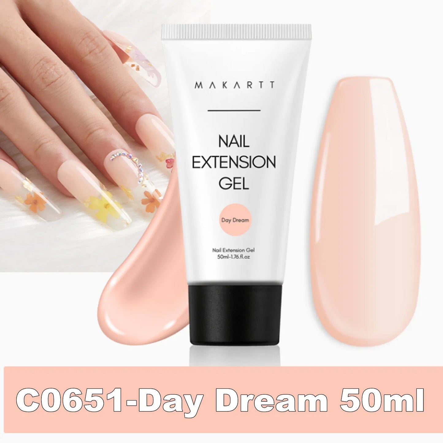 Makartt Poly Extension Nail Gel 50ml Acrygel Hard Gel Nails