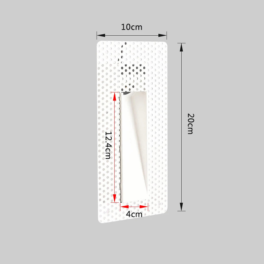 Sandiy Motion Sensor Recessed Wall Lamp Staircase Home Lighting