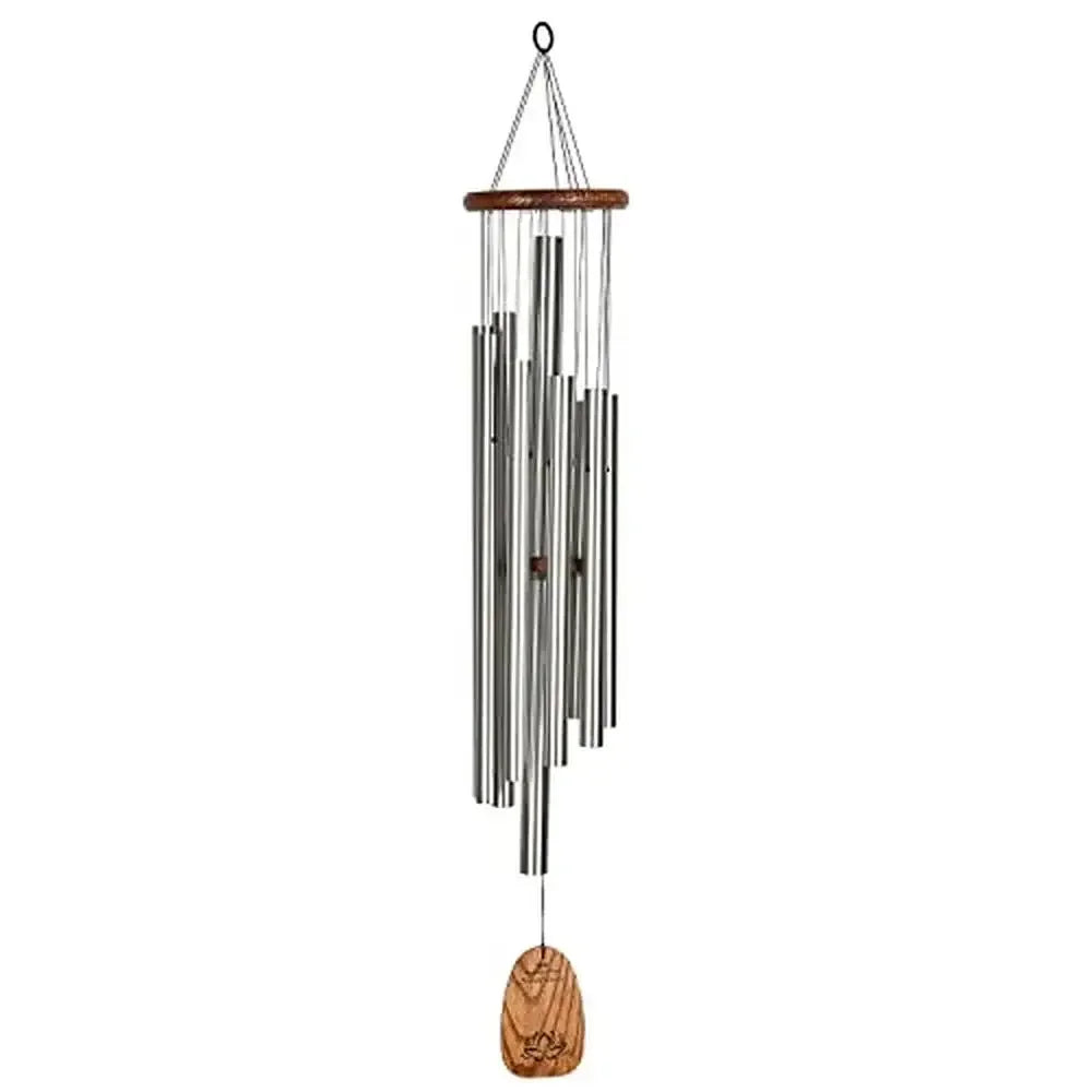 Large Outdoor Wind Chimes Teak Wood With Aluminum Tubes