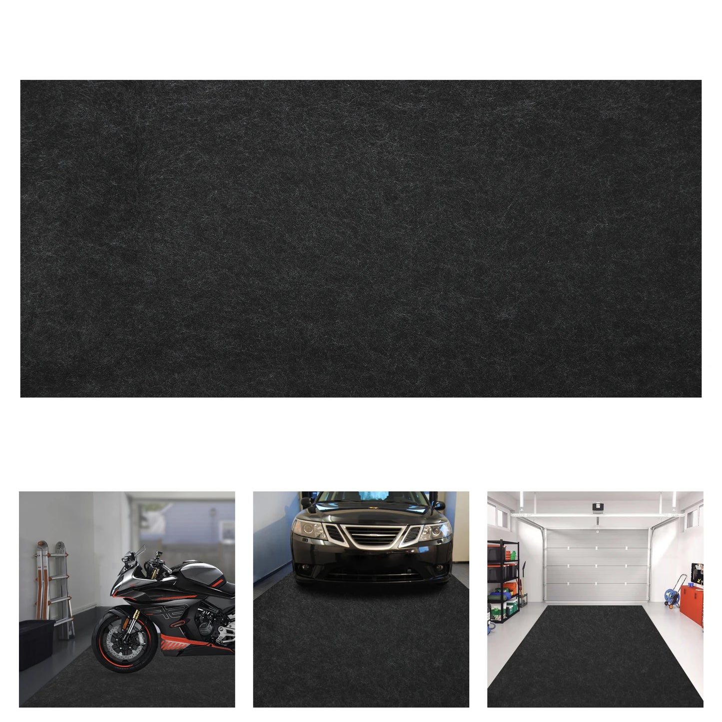Non-Slip Garage Floor Mat Waterproof Non-Woven Protection