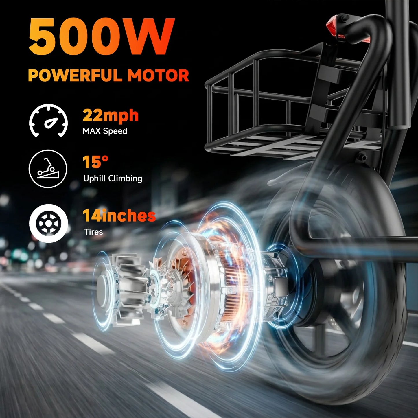 Electric Scooter For Adults With Dual Suspension 28 Mile Range