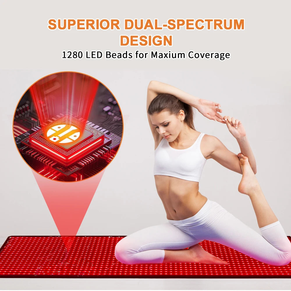 Advanced Full Body Light Therapy Mat For Enhanced Relaxation