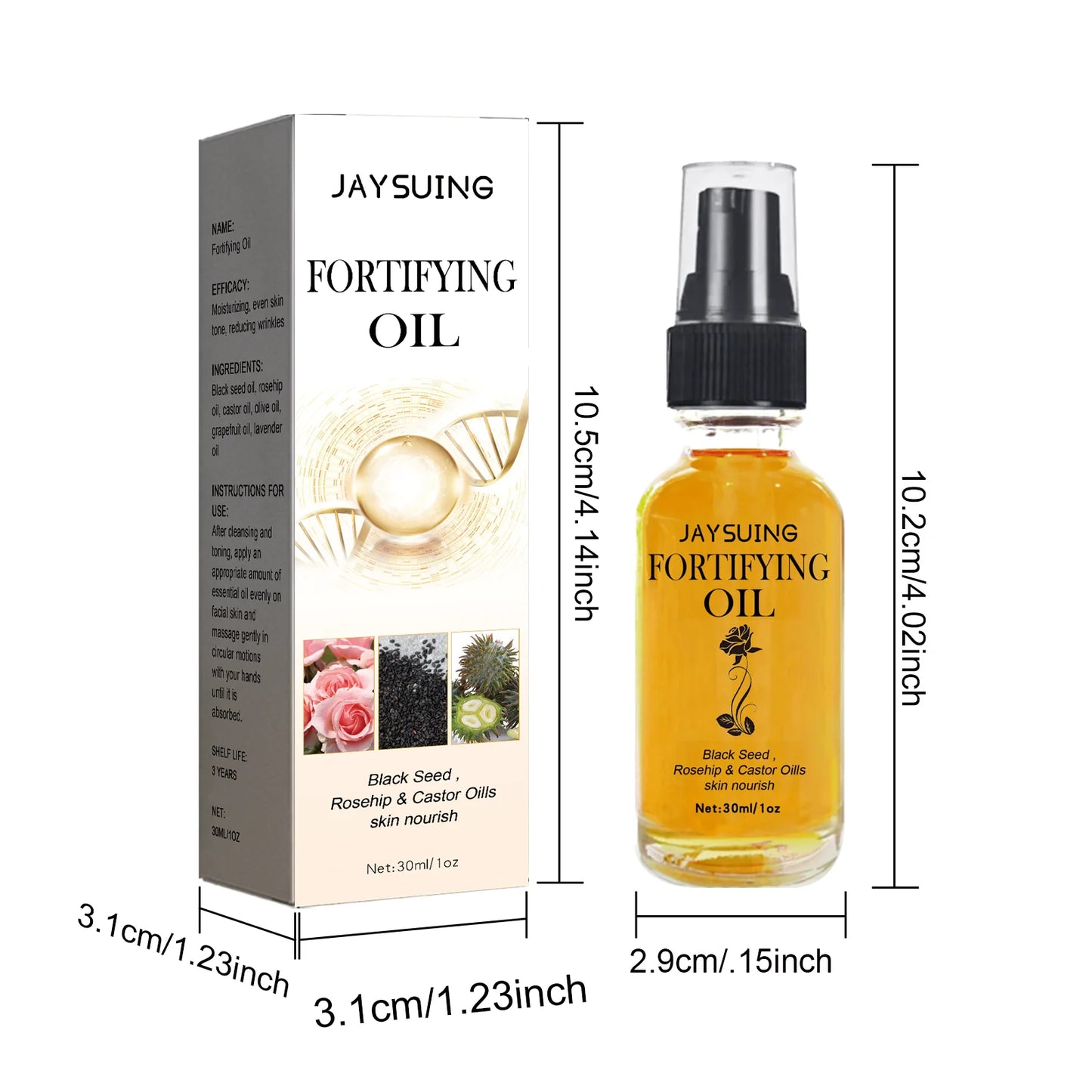 Rosehip Castor Oil With Black Seed For Skin Nourish Firming