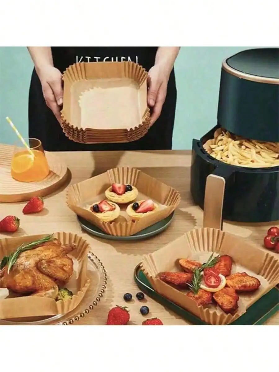 Disposable Air Fryer Baking Paper Nonstick Parchment Sheets