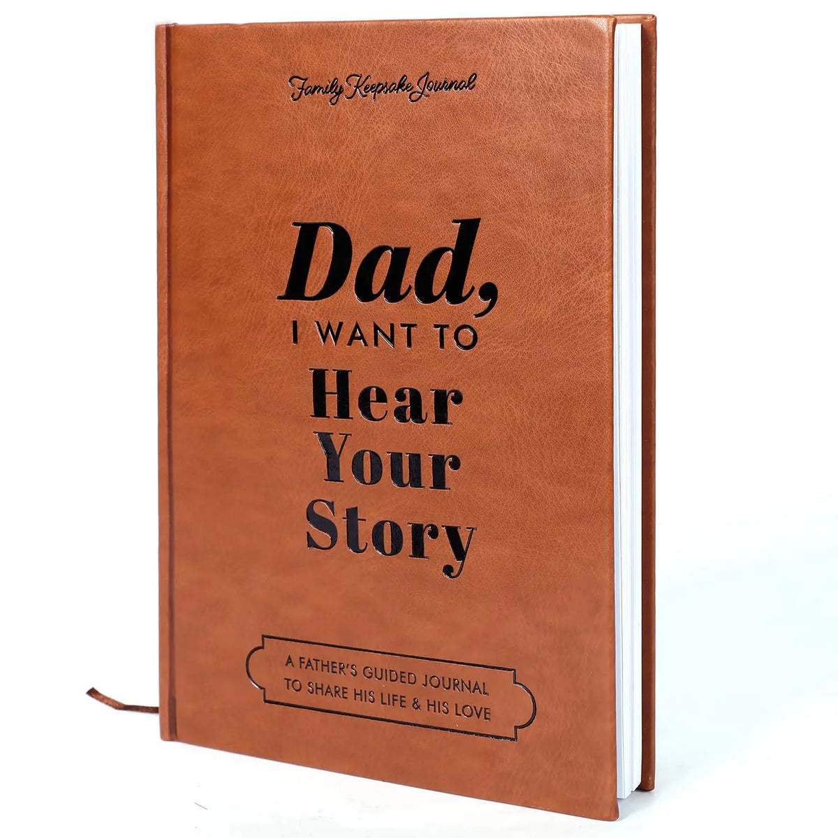 Classic Leather Memory Notebook Keepsake Gift For Parents