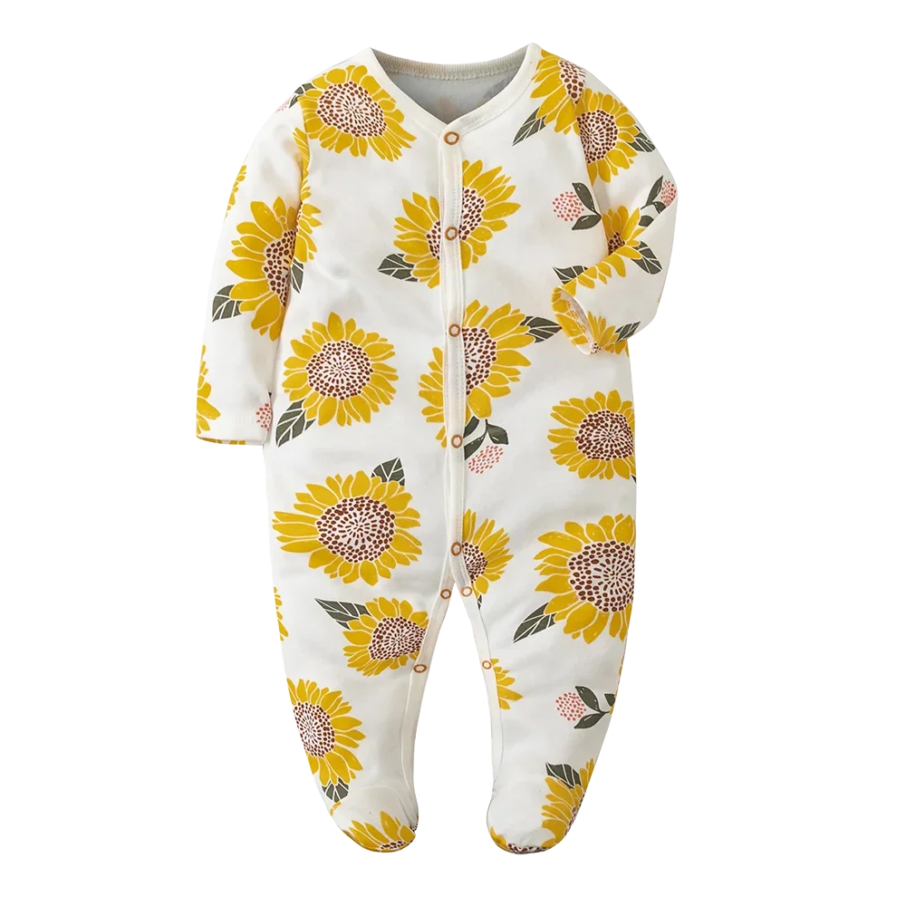 Spring and Autumn 0-12 months Baby Boys Girls Bodysuit Long Sleeve 100% Cotton  Baby Clothes Newborn body bebe Jumpsuit Clothing
