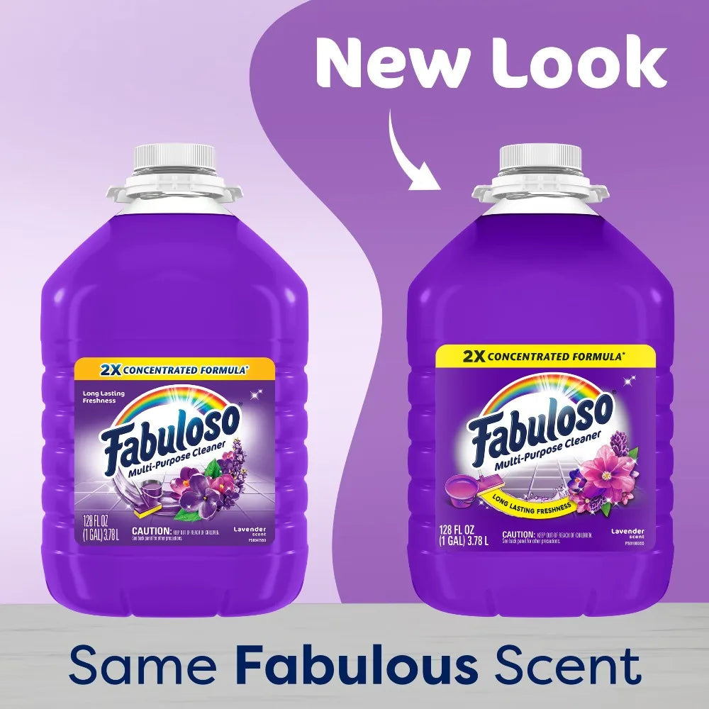 2X Concentrated All Purpose Floor Cleaner Lavender Scent No Rinse