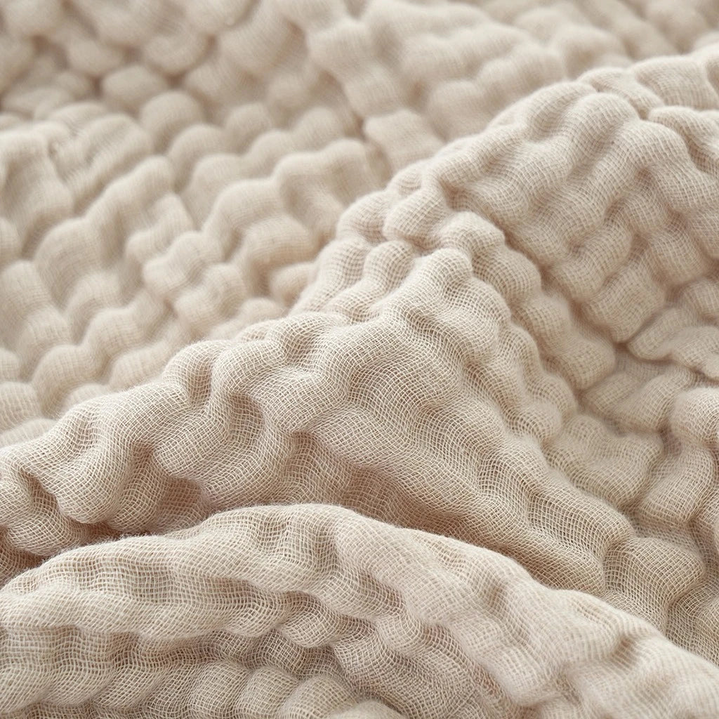 OIMG Cotton Muslin Baby Blanket For Gentle Comfort