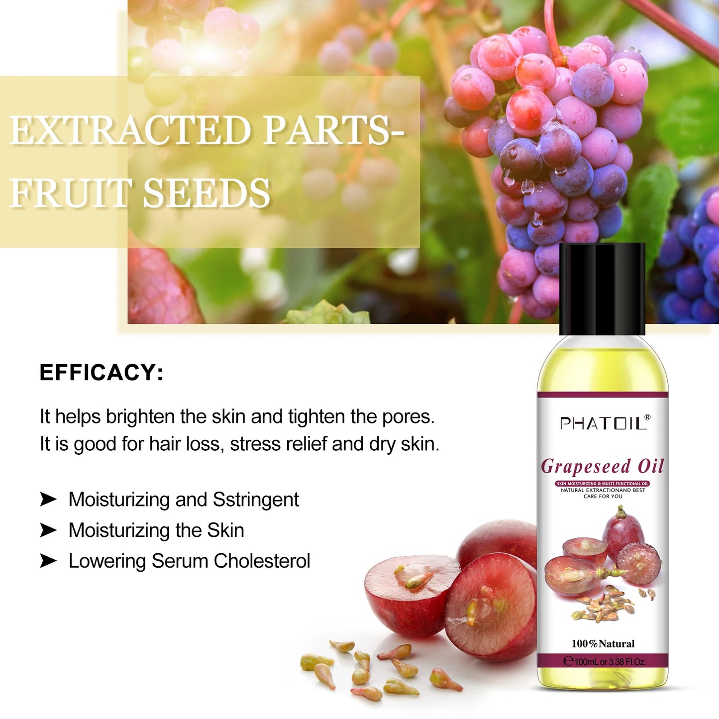 PHATOIL 100ml Pure Essential Oil Blend Copaiba Neroli Tea Tree