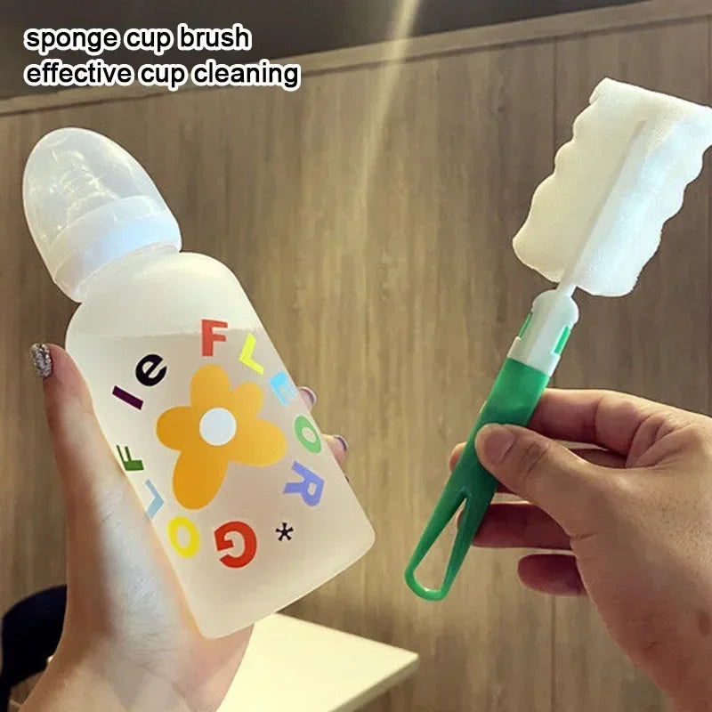Cute Cartoon Water Bottle With Pacifier Straw For All Ages
