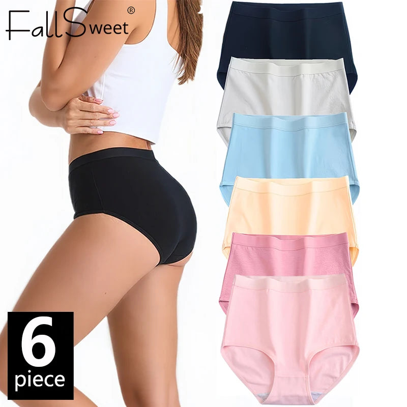 FallSweet Soft Cotton Seamless Women Everyday Briefs