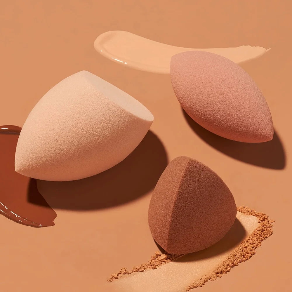 Total Sponge Set Multiuse Makeup Blender Sponges Liquid Powder Cream Application Streak-Free Finish Vegan Cruelty-Free Durable