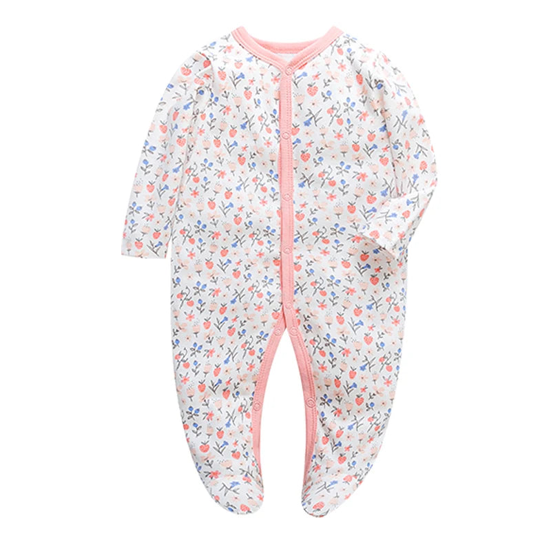 Spring and Autumn 0-12 months Baby Boys Girls Bodysuit Long Sleeve 100% Cotton  Baby Clothes Newborn body bebe Jumpsuit Clothing