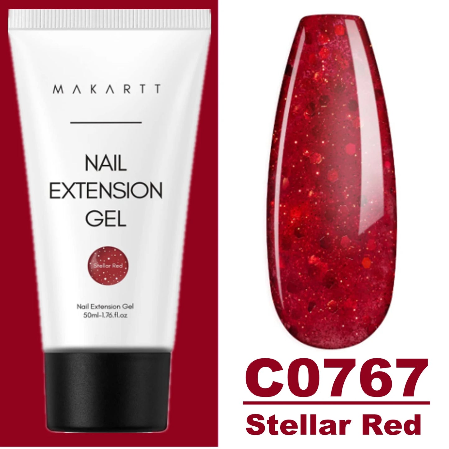 Makartt Poly Extension Nail Gel 50ml Acrygel Hard Gel Nails