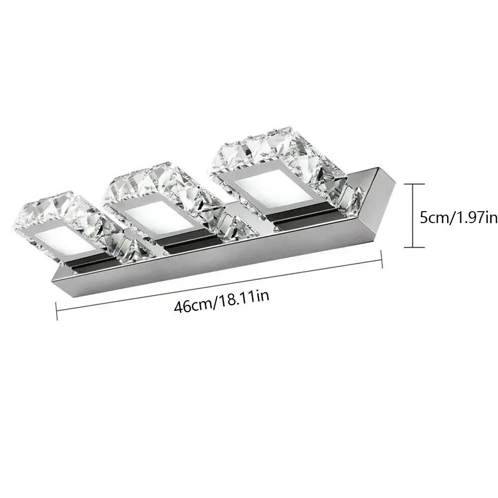 3 LED Bathroom Vanity Light for Mirror Wall Mounted Fixture