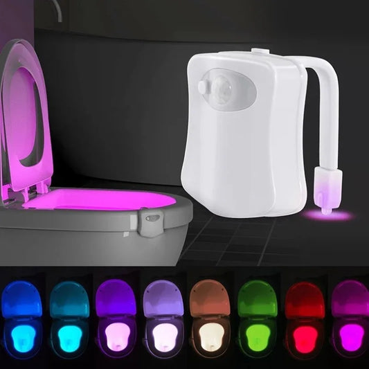 Motion-Sensing Toilet Seat Night Light