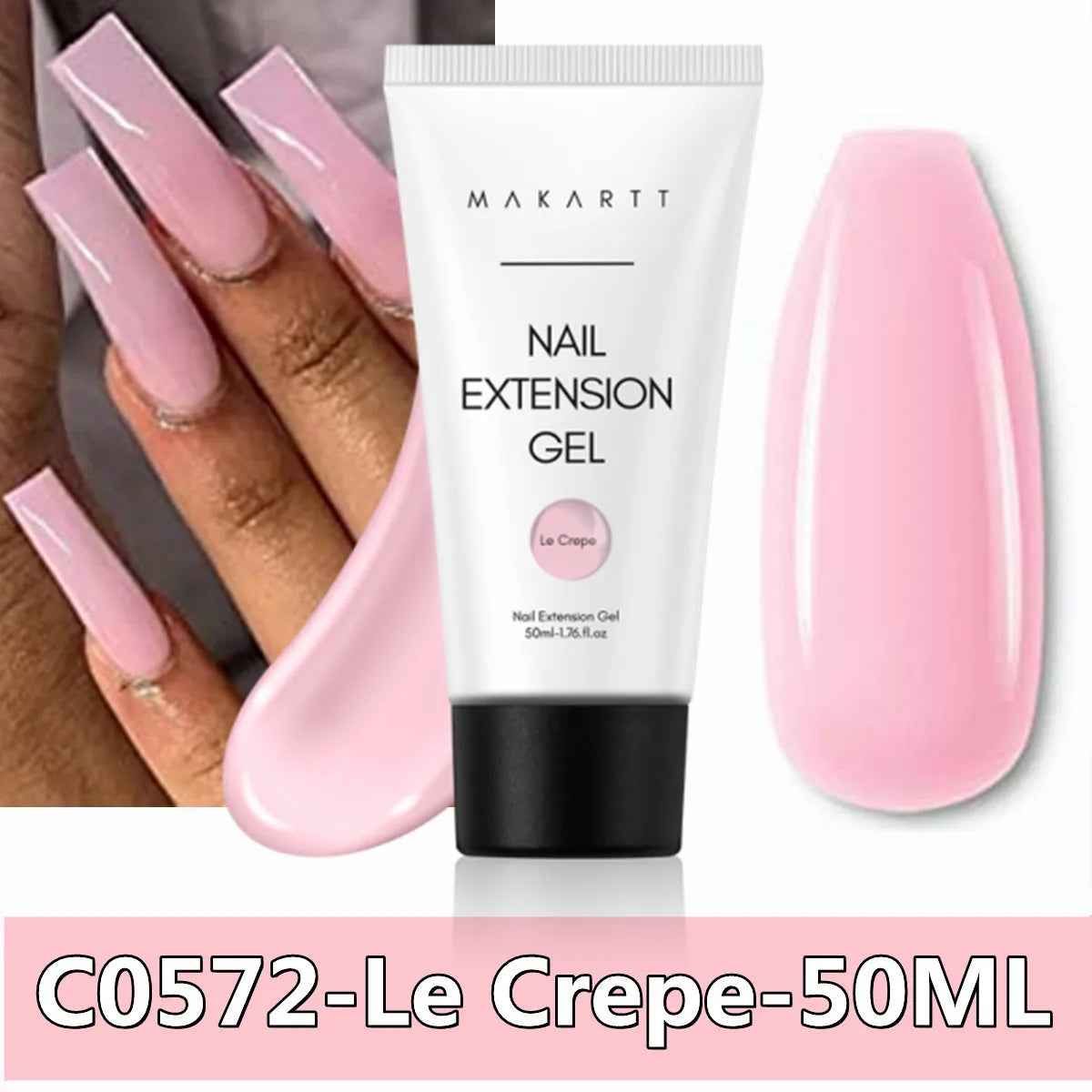 Makartt Poly Extension Nail Gel 50ml Acrygel Hard Gel Nails