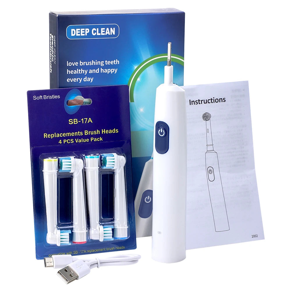Ms.Dear Intelligent Electric Toothbrush Cordless USB Rechargeable