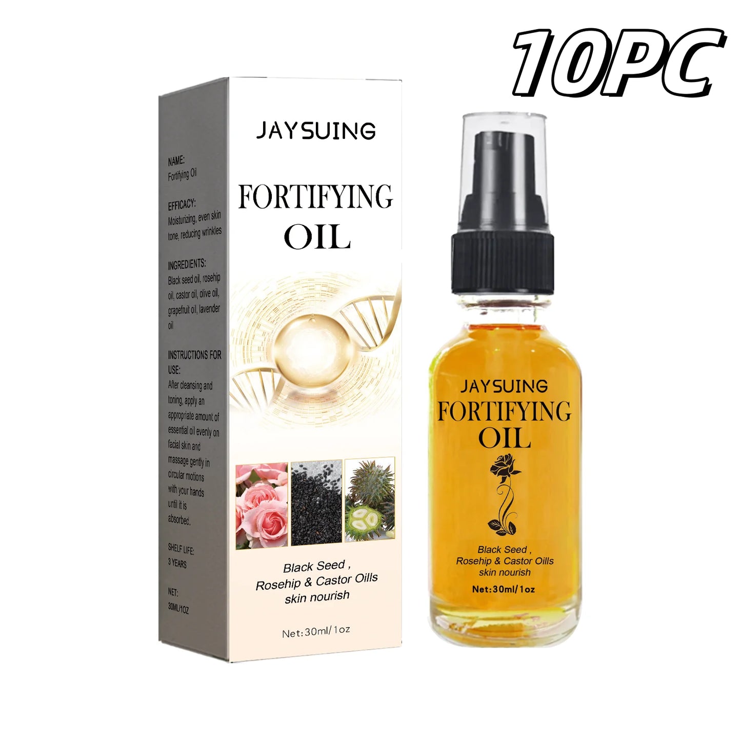 Rosehip Castor Oil With Black Seed For Skin Nourish Firming