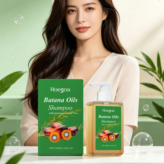 HOEGOA Organic Batana Oil Shampoo For Scalp Nourishing Hair Care
