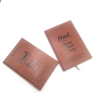 Classic Leather Memory Notebook Keepsake Gift For Parents
