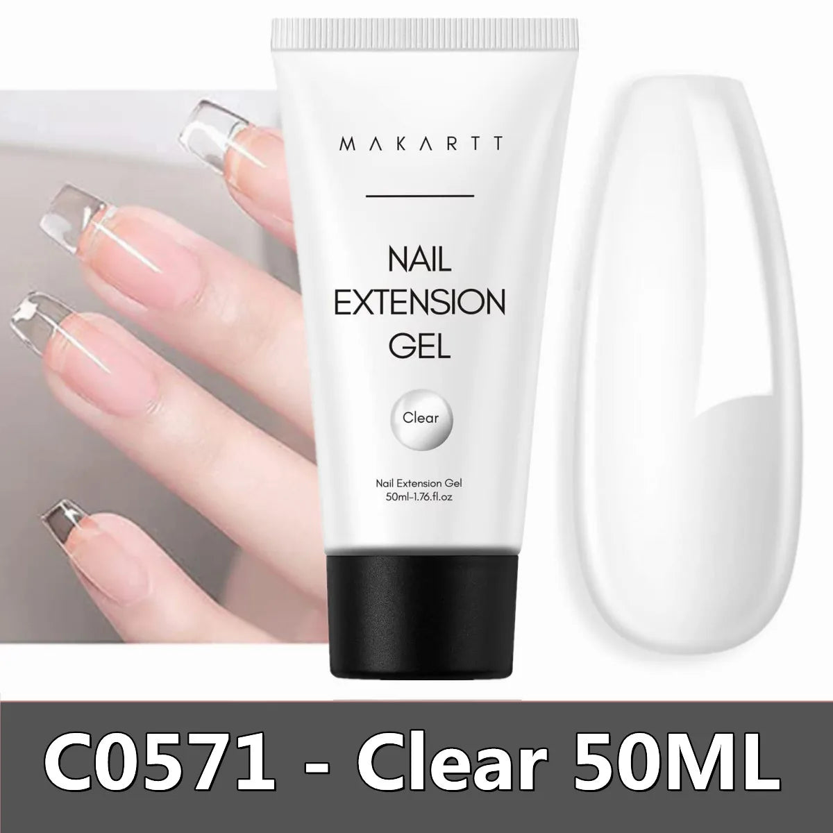Makartt Poly Extension Nail Gel 50ml Acrygel Hard Gel Nails