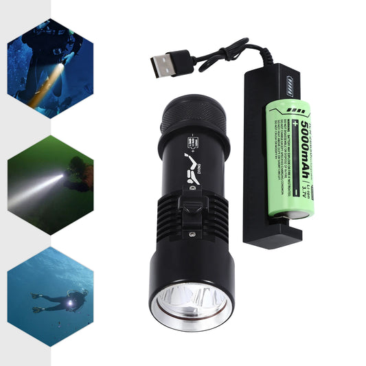 High Performance Diving Light 22W P70 Core Dual Color Modes