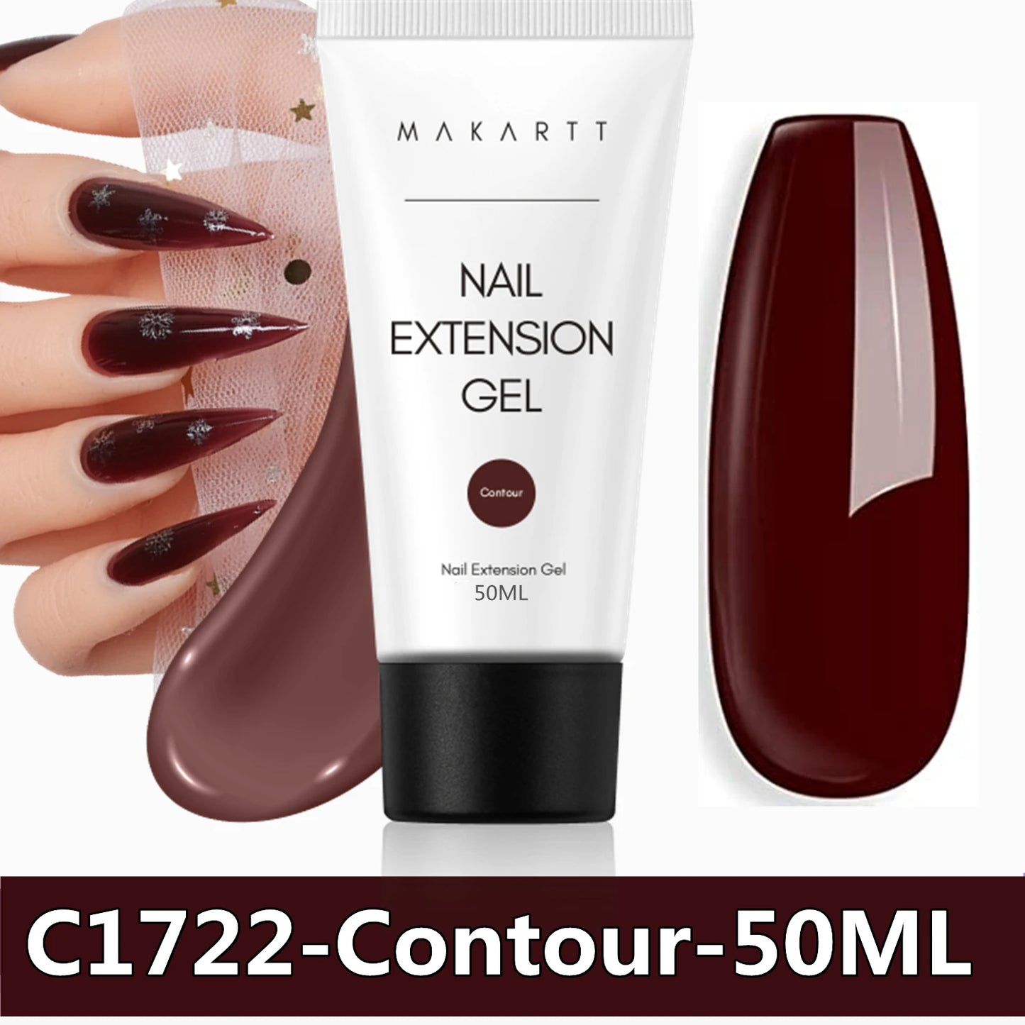 Makartt Poly Extension Nail Gel 50ml Acrygel Hard Gel Nails