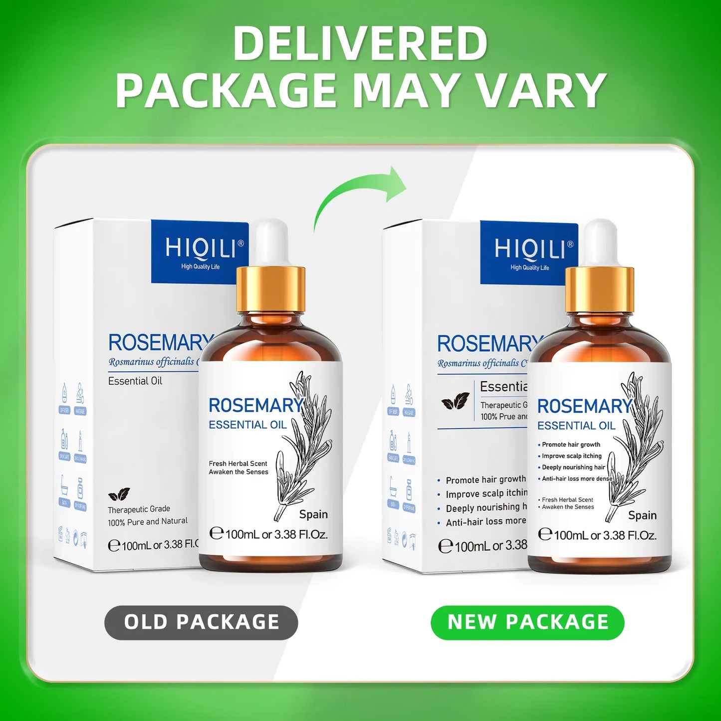 Rosemary Jasmine Lavender Mint Essential Oils For Hair Care